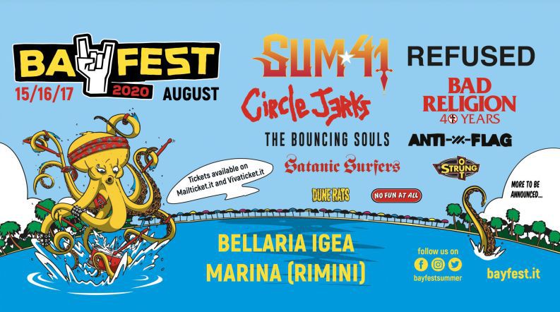 Gli STRUNG OUT al Bay Fest di Igea Marina con i NOFX