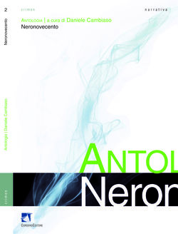 Nero Novecento, a cura di Daniele Cambiaso