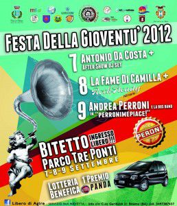 LA FAME DI CAMILLA per la “Festa Della Gioventù” di Bitetto (BA)