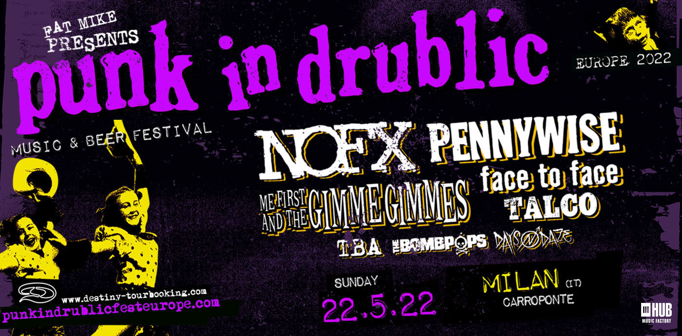 A maggio 2022 in Italia il festival PUNK IN DRUBLIC