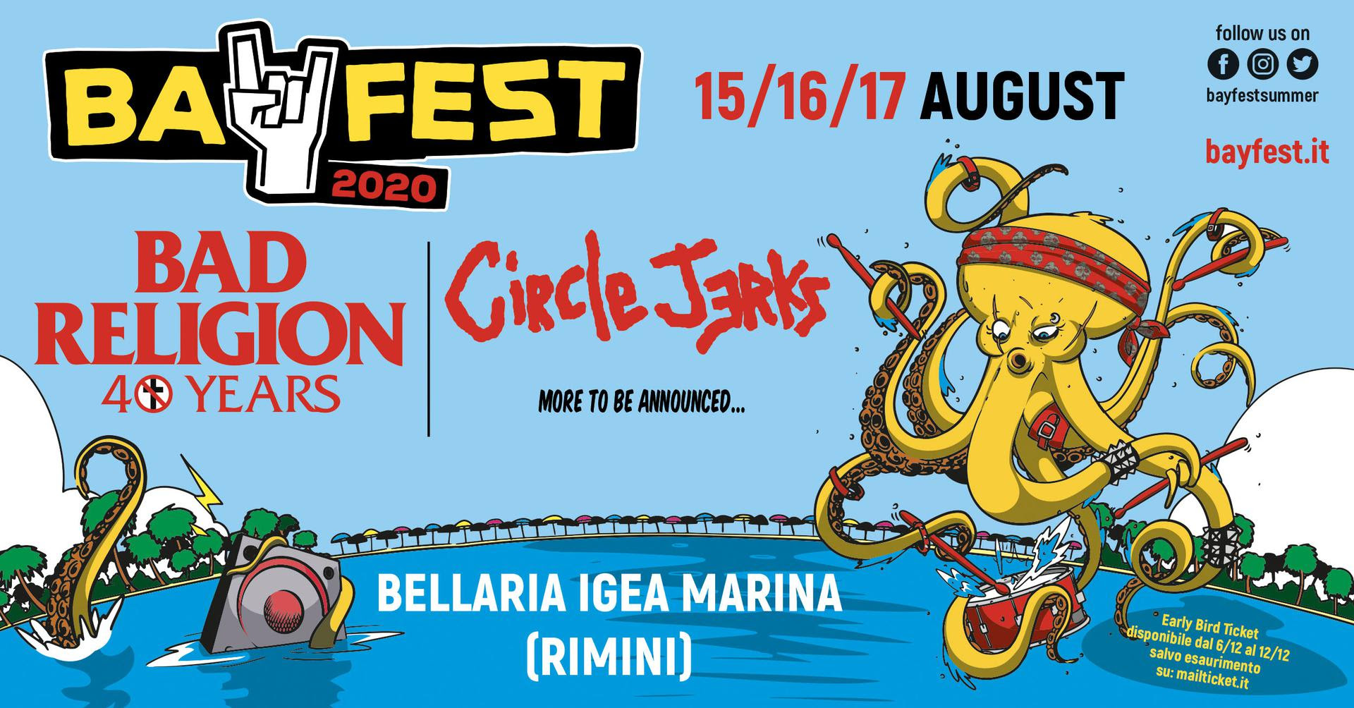 BAY FEST 2020: annunciati i primi headliner della sesta edizione