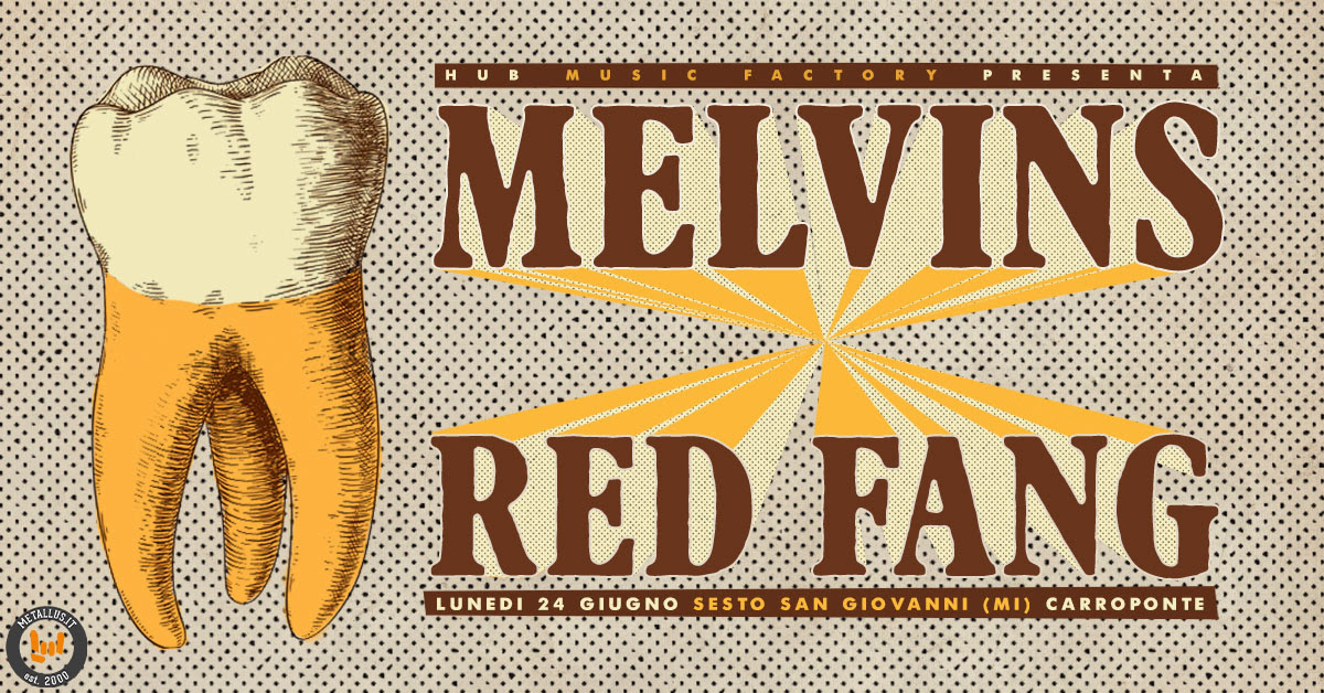 MELVINS e RED FANG: una data in Italia a giugno